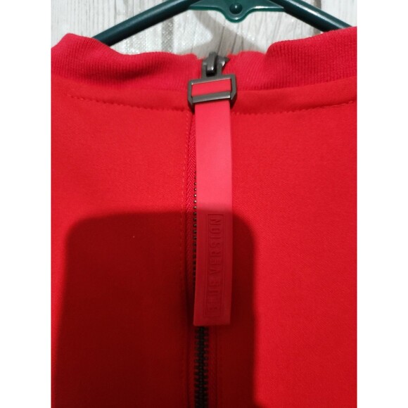 Adidas Activewear Dress Sz 2 Original 83-C Red "Blue Version" Better Scarlet Zip - Picture 12 of 14